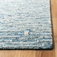 thumbnail image 3 of SAFAVIEH Micro-Loop Aspen Geometric Runner Rug, Light Blue/Ivory, 2'3" x 7', 3 of 10