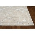 thumbnail image 6 of 10'x13' Ivory Silver Machine Woven Geometric Indoor Area Rug, 6 of 10