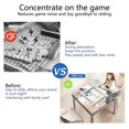thumbnail image 4 of 31.5 Inch Square Boho Mahjong Mat, Anti-Slip Rubber Table Pad with Noise Dampening for Quiet Tile Play, Multi-Functional Mat for Cards Board Games and Game Room, 4 of 6