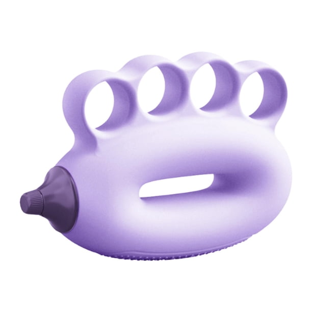 Fortalecedor de agarre de mano para entrenar dedos, mejora la flexibilidad y la resistencia. Violeta