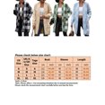 thumbnail image 4 of Avamo Cardigan à Carreaux pour Femmes avec Poches, Ouvert devant, Orchidée m, 4 of 4