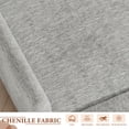 thumbnail image 5 of FFH Oversized Accent Chair with Ottoman, Lounge Chair Chenille Armchair Indoor, Cloud Sofa Chair for Living Room, Bedroom, Light Gray, 5 of 7