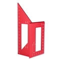 thumbnail image 2 of Práctico Calibre De ángulo De 45/90 Grados, Regla De ángulo Cuadrado De Aleación De Aluminio, Equipo De Carpintería Herrajes Para Carpintero Para Herramienta De Carpintería Fyydes Square Angle Ruler, 2 of 8