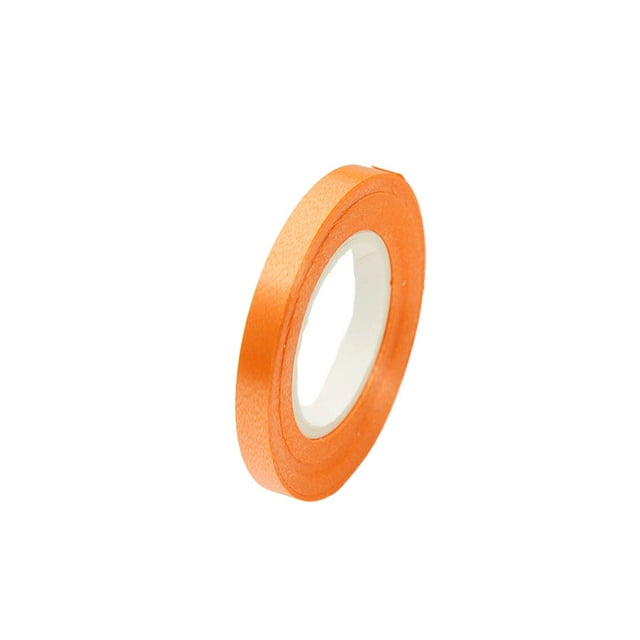Glitter Ribbons Curling Roll Decorative Multi-Purpose Gift for Embellishments Double Wrapping Crafting Pieces Wedding Accessories for Embellishments orange