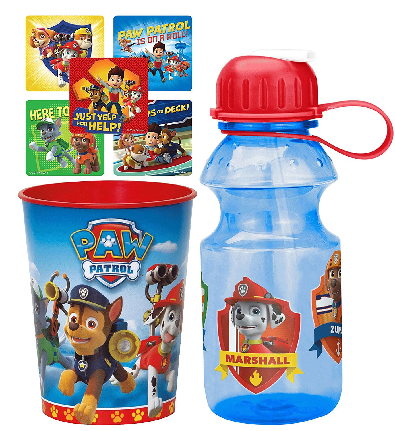 Kitchen & Dining Drinkware Home & Living 16.5 oz Paw patrol water/juice ...