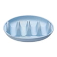 thumbnail image 1 of Soporte para tacos Wave de silicona para cocina, ideal para fiestas, con capacidad para 4 tacos cada uno. Azul, 1 of 9