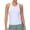 White, variant on Dragon Fit Racerback Workout Tank Tops for Women Slim Fit Sleeveless Basic Athletic Running Yoga Shirts