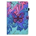 thumbnail image 6 of Tablet Case for iPad 10th Gen 10.9" 2022 Folio Cover with Card Pocket, for iPad 10th Gen 10.9" 2022 Multi-Angle Stand, Auto Wake/Sleep, with Pencil Holder Flip Case Cover,Little Butterfly, 6 of 9