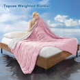 thumbnail image 2 of Manta con Peso Topcee 7 kg 122x183 cm Gris Rosado Suave, 2 of 7