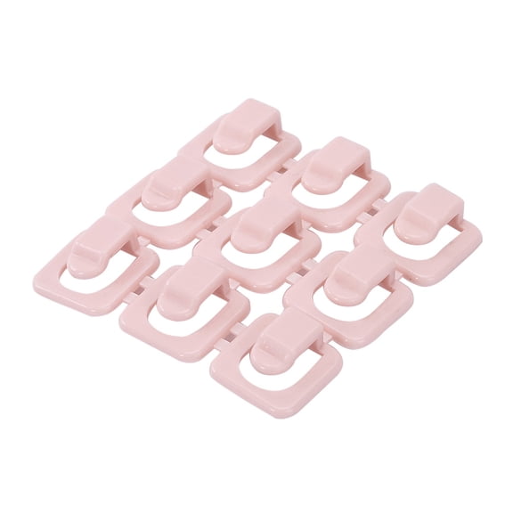 Phenofice 18Pcs Pink Cable Management Cord Clips for Power Charging USB and Audio Cable Organization