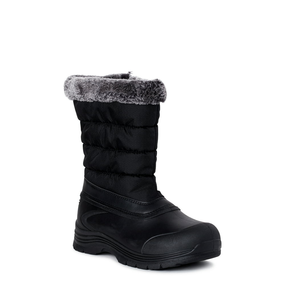 Time and Tru - Time and Tru Women’s Quilted Winter Boots - Walmart.com ...