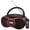 Red, variant on Portable CD Player Boombox with FM Radio, Bluetooth, and USB Port ,Stereo Sound with Remote Control,CD-R/RW and MP3 CDs Compatible,3.5mm Aux Input and Headphone Jack.