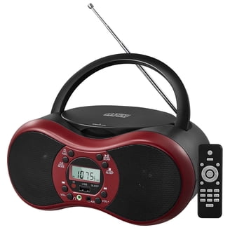 SYLVANIA(R) SRCD1063BT-GRAPHITE Bluetooth(R) Portable CD Radio