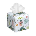 thumbnail image 1 of Balery Sea Animal Porta Pañuelos de Cuero con Estampado – Funda Moderna Cuadrada para Caja de Pañuelos, Dispensador 5x5x5'', 1 of 7