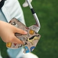 thumbnail image 4 of Golf Towels for Golf Bags For Men Women - colorful Dog Cute 24x16in Absorbent Quick Drying Golf Towel for Cleaning Golf Ball Club Golf Bag Accessories with Carabiner, 4 of 8