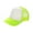 Fluorescent Yellow + White, variant on Cheers.US Unisex Baseball Cap Mesh Back Baseball Sun Hat Mesh Baseball Cap Mesh Trucker Cap Adjustable Mesh Snap Hats for Women Men Teen Boys Girls