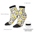 thumbnail image 6 of Pofeuu Leopard And Butterfly Print 30cm Socks, Adult Running Hiking Socks for Youth and Adult, 6 of 7