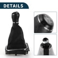 thumbnail image 4 of Pomo de cambio de marcha Unique Bargains con cubierta, pomo de palanca de cambios manual de 5 velocidades para Volkswagen Golf Jetta MK6 de cuero sintético, 4 of 6