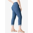 thumbnail image 3 of Roaman's Women's Plus Size 24/7 Stretch Boyfriend Jean, 3 of 3