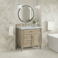 thumbnail image 5 of James Martin Vanities 424-V36-3Car Lorelai 36" Single Basin Wood Vanity Set - Black, 5 of 7