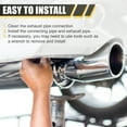 thumbnail image 6 of Unique Bargains Car Mandrel Exhaust Bend Elbow Pipe 304 Stainless Steel Concentric Reducer 2.5" OD to 3" OD, 6 of 6