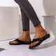 thumbnail image 1 of Chanclas de playa con hebilla de cinturón transpirable de fondo plano para vacaciones de ocio para mujer Wmkox8yii  ytu3585, 1 of 8