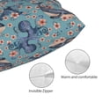 thumbnail image 4 of KLL Underwater Animals and Flowers Pillow Covers Envelope Closure,Super Soft and Cozy Fuzzy Fleece Pillow Case Cover 20"x30", 4 of 7