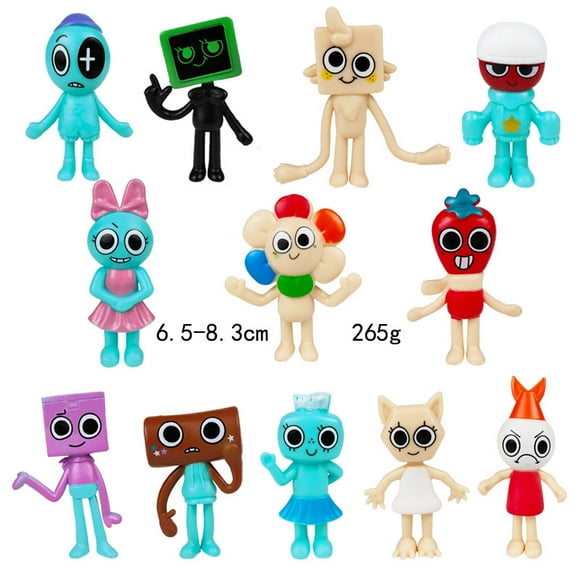 s World Figures Model Set Cartoon Vee Astro PVC Toys Hot Game Goob Sprout Desk Ornament Cake Decoration Birthday Gift