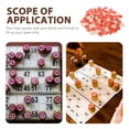 thumbnail image 4 of 2 Sets Wooden Chess Piece Bingo Game Number Chess Replacement Accessories, 4 of 7