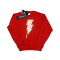 thumbnail image 1 of DC Comics Mens Shazam Bolt Logo Sweatshirt, 1 of 3
