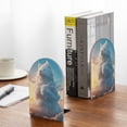 thumbnail image 5 of Easygdp Cute Cloud Cat 2 Pcs Bookend Large Capacity Office Book Ends for Home Office Library School Study Decoration, 5 of 8