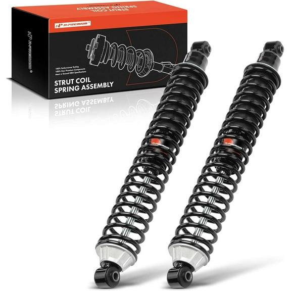 A-Premium Rear Pair (2) Complete Strut and Coil Spring Assembly Compatible with Dodge Durango 1999-2003, Dakota 1997-2004, RWD Only, Driver and Passenger Side