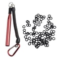 thumbnail image 2 of Wacky Worm Rig/ Outil&100 Pcs O Rings Kits pour Appâts Souples / Leurres Accessoires de Pêche Aluminium / Préservation Appât Souple, 2 of 12
