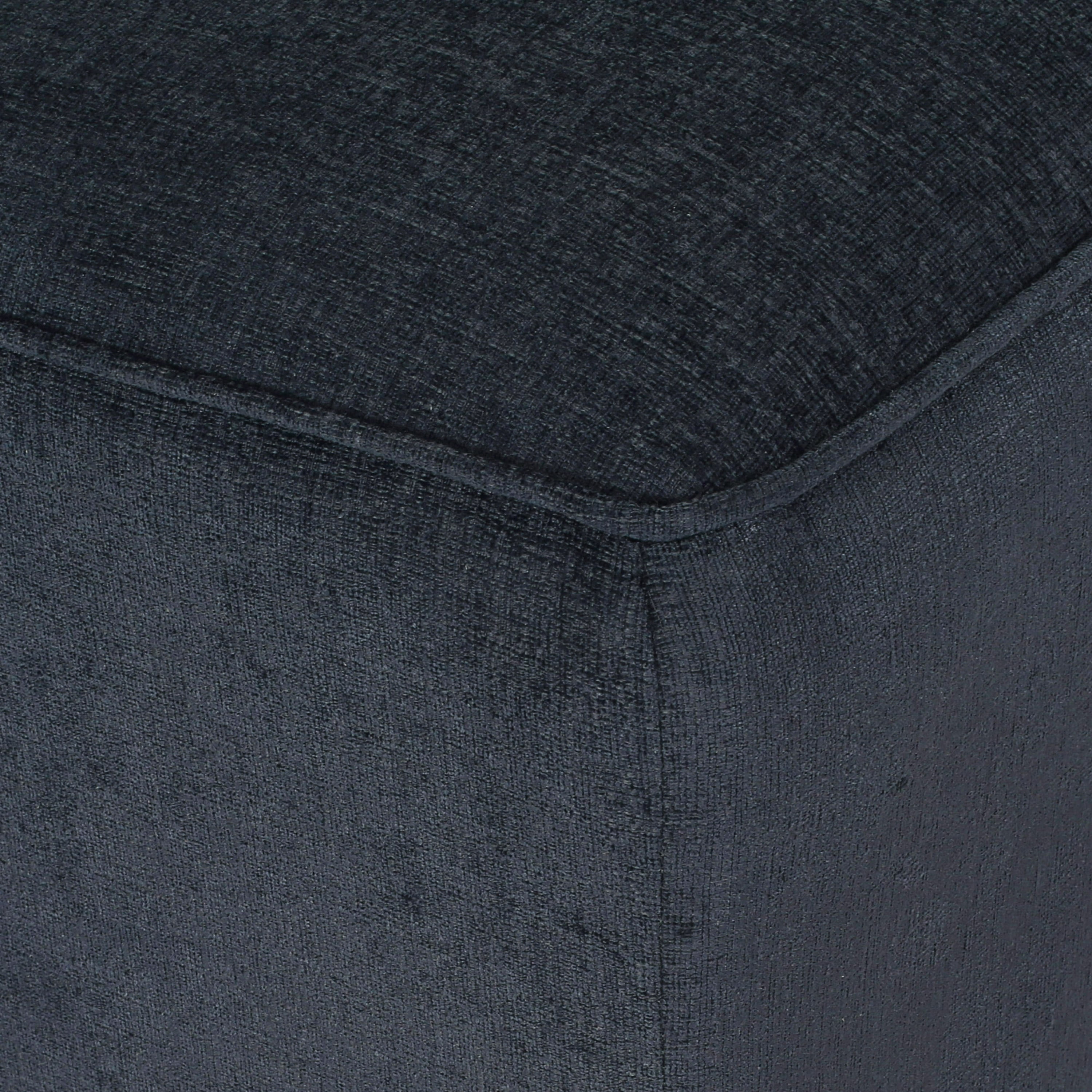 Noble House Ackland Indoor Fabric Tufted Chaise Lounge, Charcoal