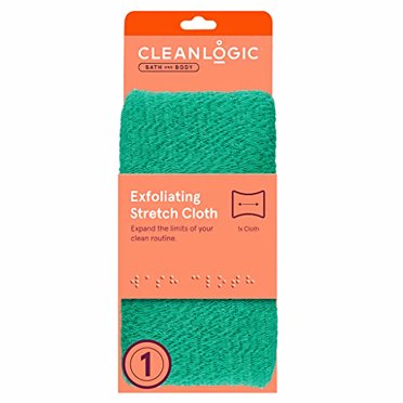 Clean Logic Stretch Bath and Shower Cloth (Assorted Colors) (Pack of 6)
