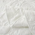 thumbnail image 4 of Stylish Solid Color Paisley Oversized King Quilt Bedding Set with Shams Bedspread 120x120'', 4 of 5
