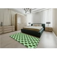 thumbnail image 5 of Ahgly Company Machine Washable Indoor Rectangle Transitional Pale Green Area Rugs, 2' x 4', 5 of 7