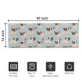 thumbnail image 5 of Pug and Love Heart Door Rugs,Washable Non Slip Door Mats Indoor,Decorative Door Mats,Entry Mat Indoor for Entrance,Bedroom,Kitchen,Bathroom,16"x47", 5 of 6