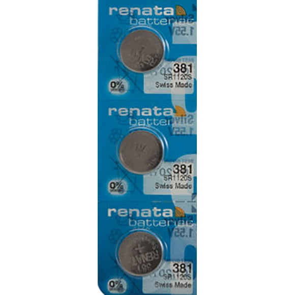 3 x Renata 381 Watch Batteries, SR1120SW Battery