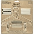 thumbnail image 2 of (4 pack) Idea-Ology Display Hangers, 5.75" x 3", 2pk, Nickel, 2 of 3