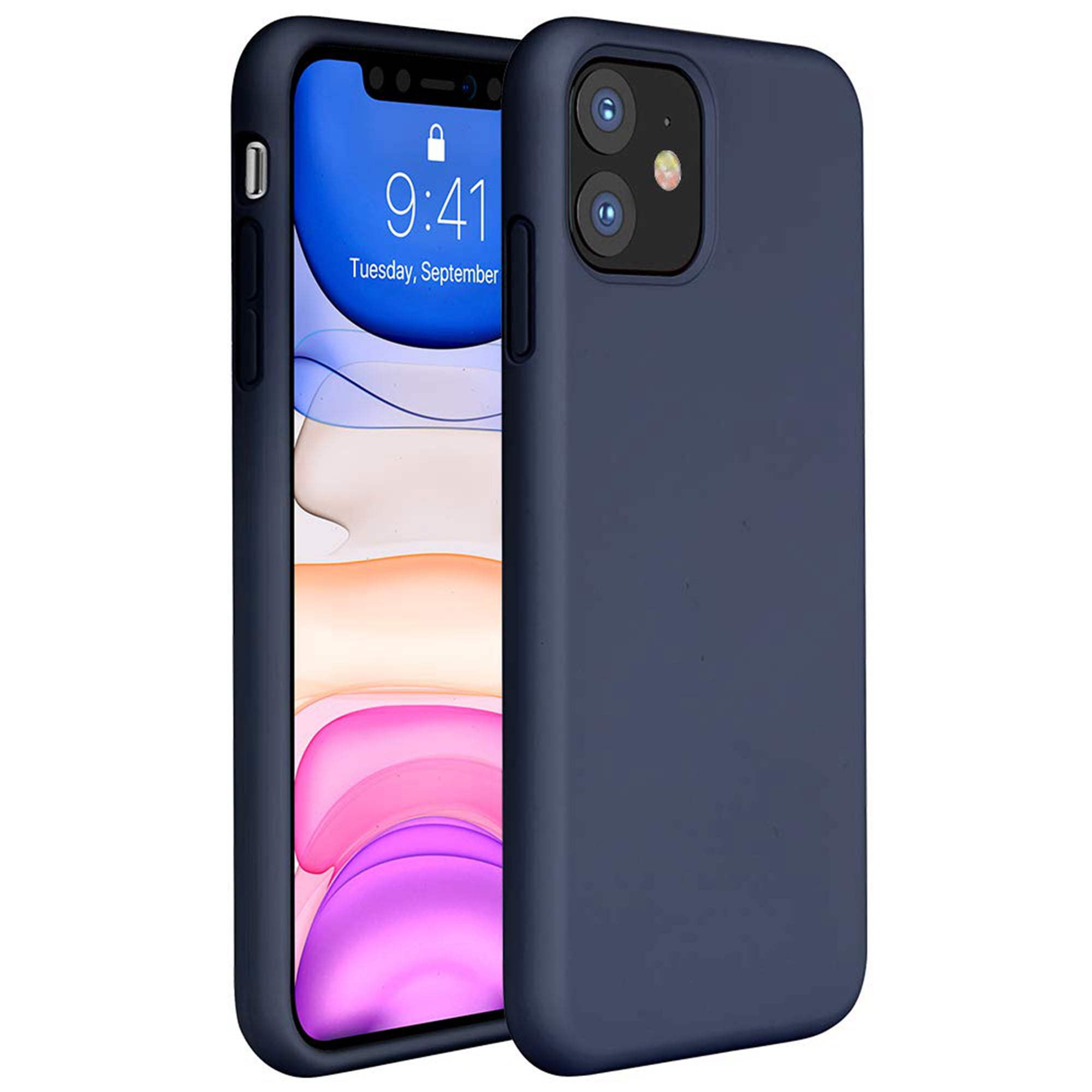 Dteck iPhone 11 Case, Ultra Slim Fit iPhone Case Liquid Silicone Gel