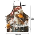 thumbnail image 2 of Kdxio Cartoon Scottish Duck Apron with Pockets Adjustable Kitchen Aprons for Men Women Waterproof Aprons for Cooking,Drawing,Crafting, Baking Household Cleaning, 2 of 5