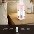 thumbnail image 5 of Humidificadores portátiles pequeños de niebla fría - Humidificador de escritorio USB para plantas, oficina, con apagado automático, 5 of 5