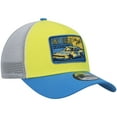 thumbnail image 3 of Men's New Era Yellow/Royal Dale Earnhardt Legends 9FORTY A-Frame Trucker Snapback Hat, 3 of 4