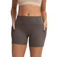thumbnail image 4 of RUNNING GIRL Women's High Waisted Yoga Shorts with Pockets, Tummy Control Workout Biker Shorts for Running, Gym, Fitness, Athletic Training, 4 of 5