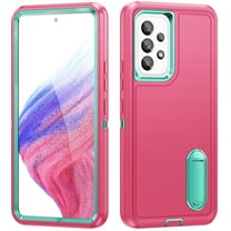 TECH CIRCLE for Samsung Galaxy A53 5G Case, Anti-Drop Hybrid Heavy Duty Protective Phone Cover Shockproof Rugged Military Bumper Tough Kickstand Cover for Samsung Galaxy A53 5G 6.5" 2022,Rose Mint