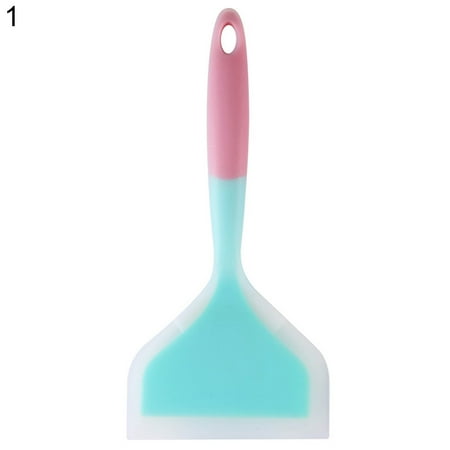 

Trayknick Good Flexibility Cooking Shovel Anti-slip Silicone No Sharp Edges Kitchen Spatula Shovel Baking Tool