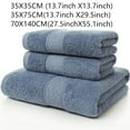 thumbnail image 3 of Large Cotton Super Absorbent Thick Towel Bath Towel 70*140 Soft Bath Towel Comfortable Beach Towel, 3 of 10