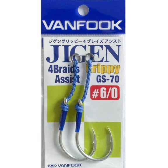Assist Hook - Vanfook - GS-70 JIGEN 4 BRAIDS ASSIST GRIPPY