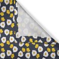 thumbnail image 3 of Ambesonne Floral Kitchen Curtains, Vintage Flowers Minimalist, 55"x30", Earth Yellow and Blue Grey, 3 of 3